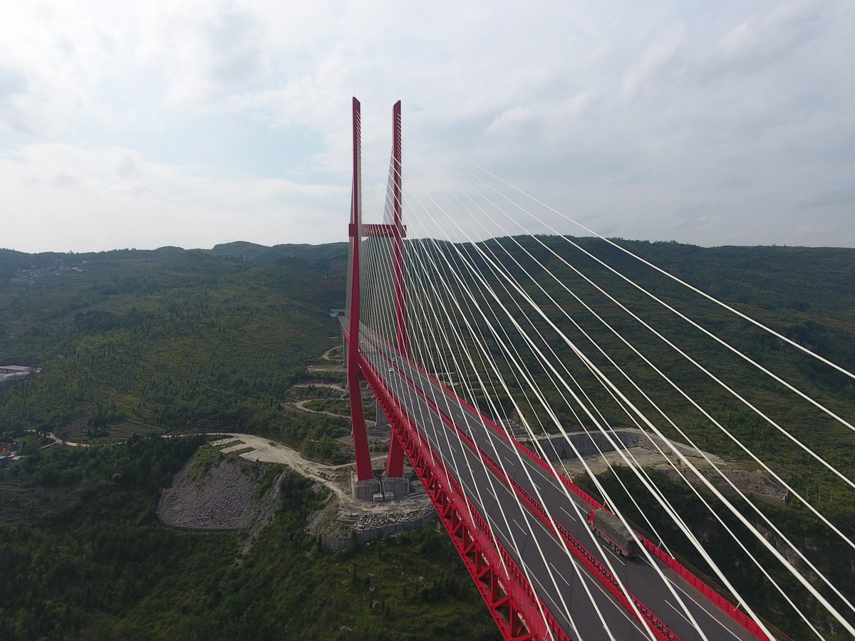 贵州鸭池河大桥 斜拉索检测